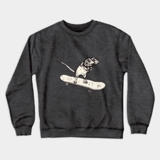 Skater rat Crewneck Sweatshirt